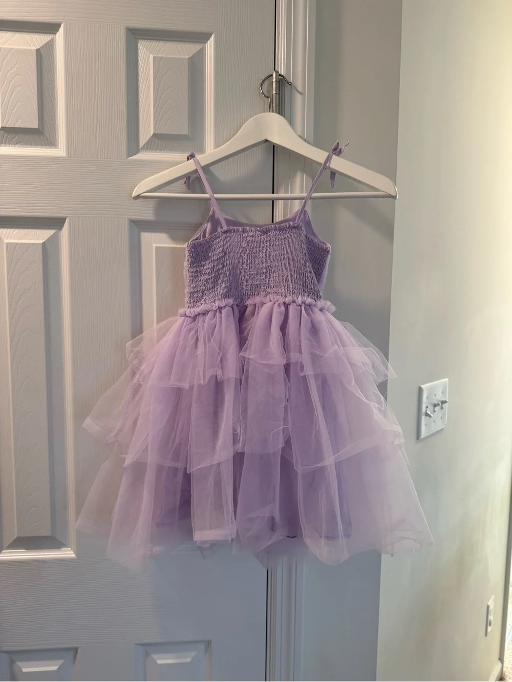 Lilac Beaded Tulle Party Dress for Girls - Formal